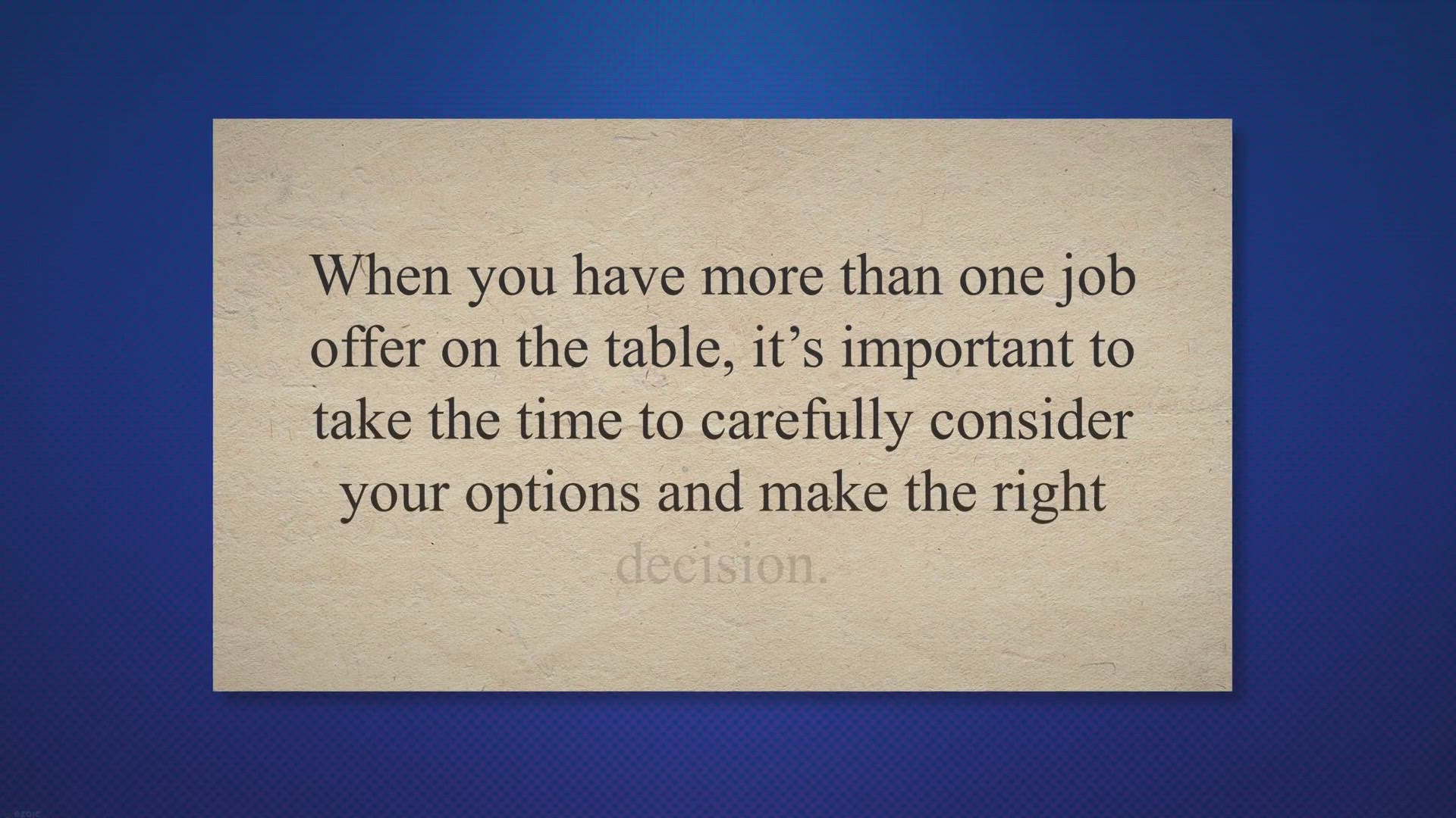 Video thumbnail for How to Handle Multiple Job Offers - StudentRoom24