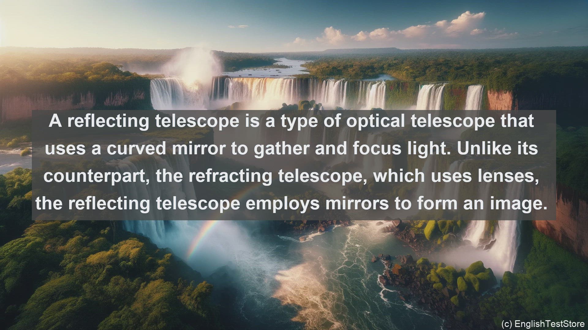 'Video thumbnail for Reflecting telescopes in science  definition and examples'