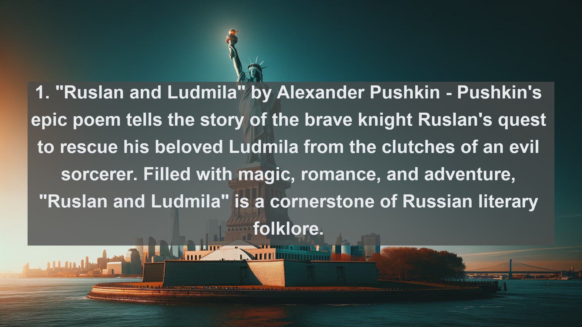 'Video thumbnail for Top 10 Russian Legends in Literature'