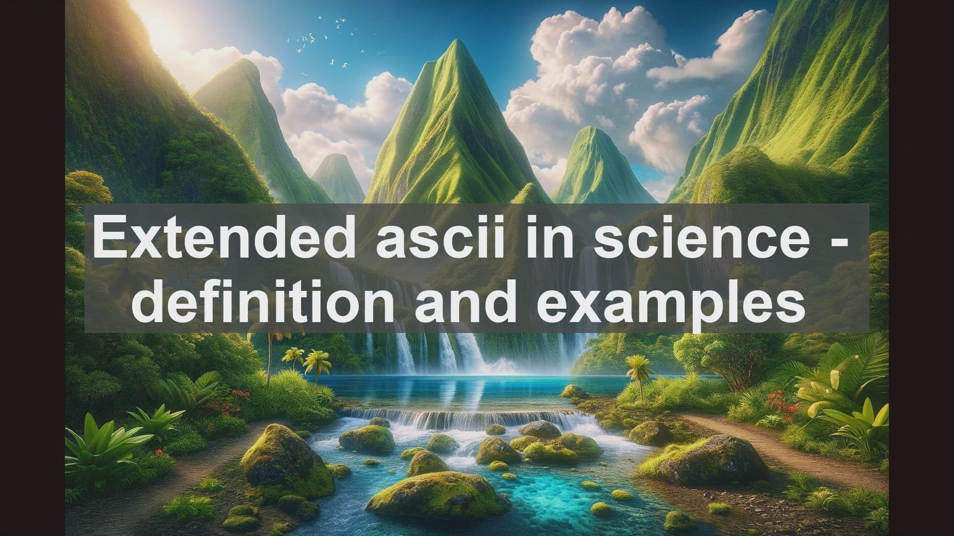 'Video thumbnail for Extended ascii in science  definition and examples'
