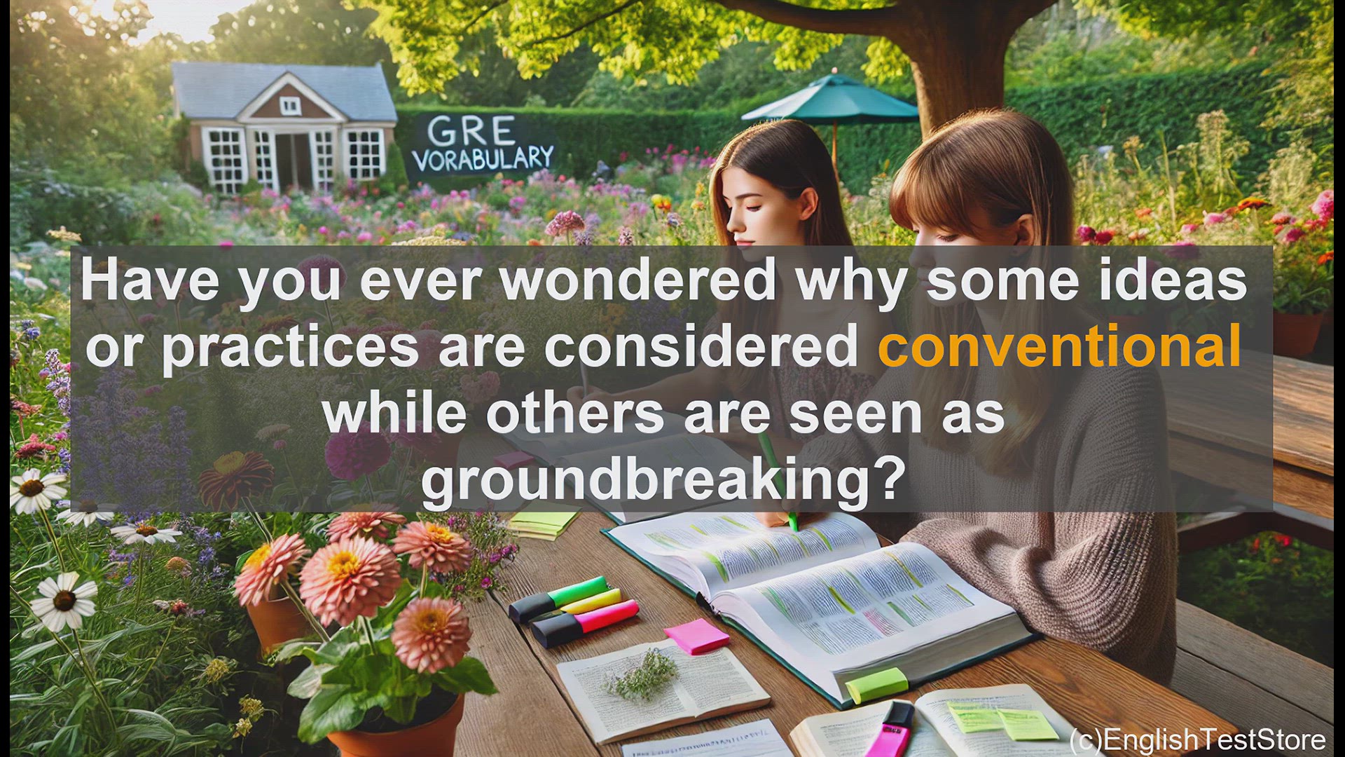 'Video thumbnail for GRE Vocabulary Lesson: Exploring the Concept of Conventional'