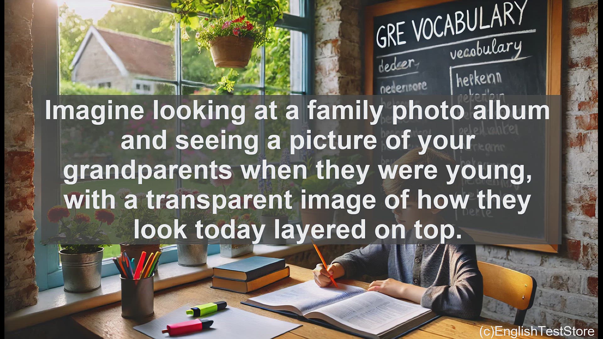 'Video thumbnail for GRE Vocabulary Lesson: Superimposing - Layering Images, Ideas, and Concepts'