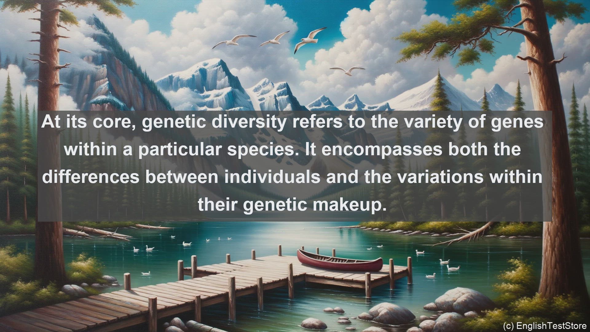 'Video thumbnail for Genetic diversity in science  definition and examples'