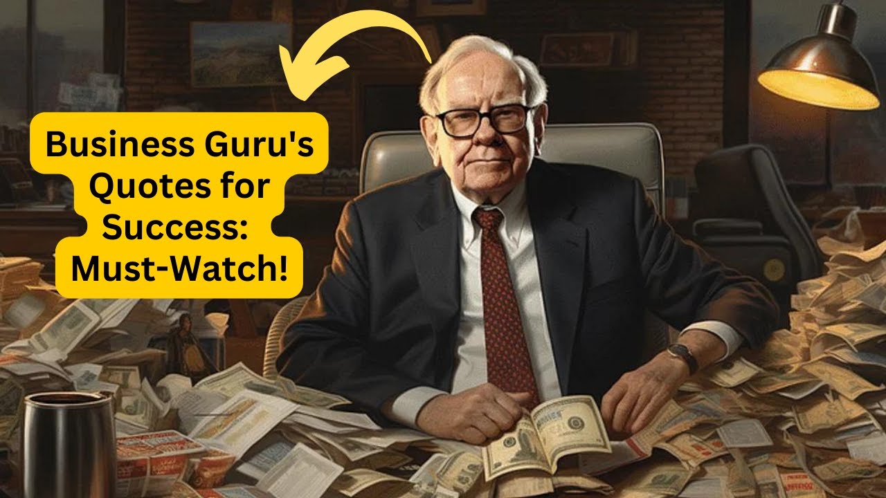 'Video thumbnail for Inspirational and Motivational Quotes Extracting wisdom and motivation from business Guru'