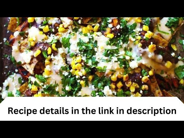 'Video thumbnail for Healthy Grilled Sweet Potato Nachos recipe'