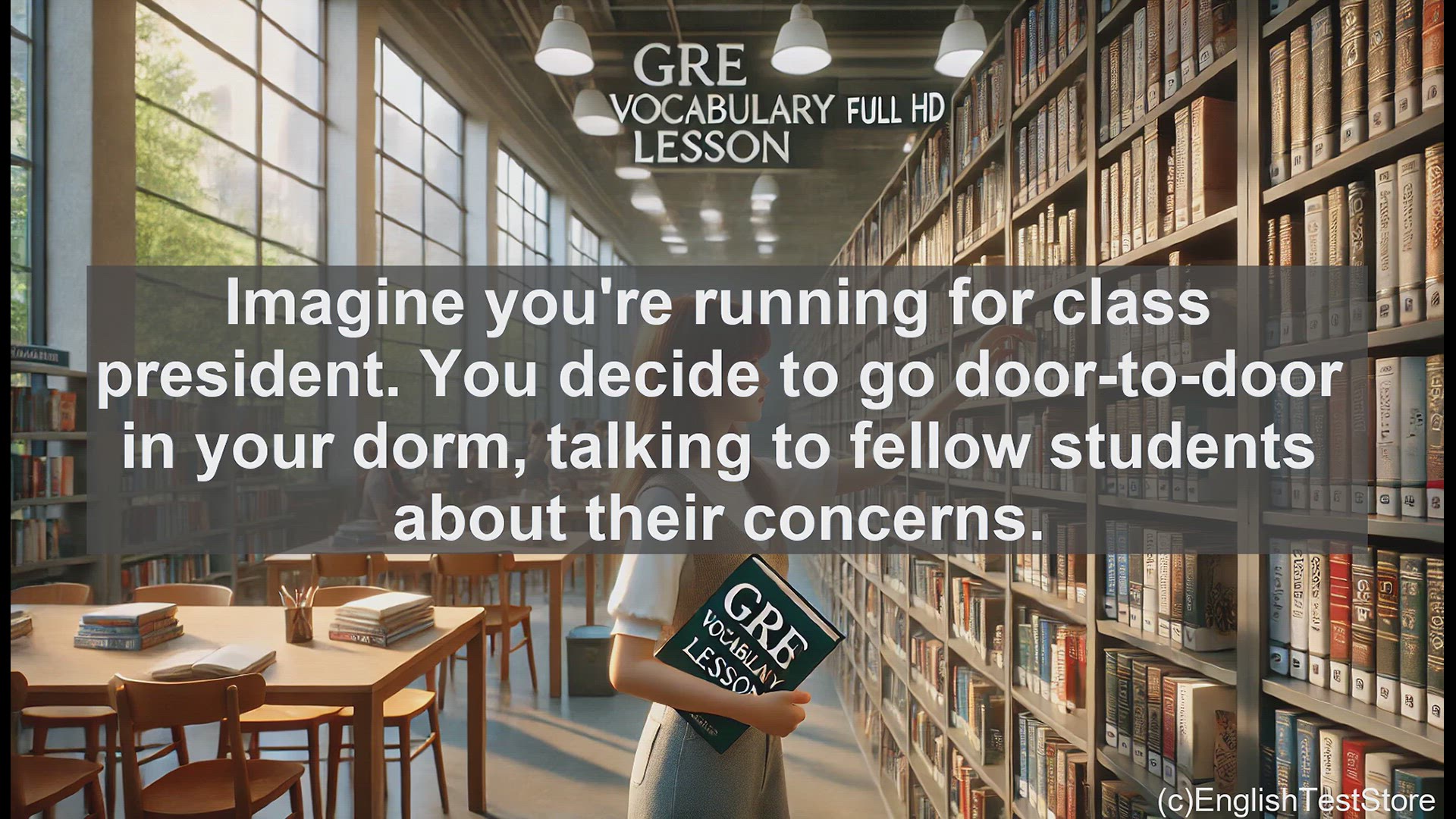 'Video thumbnail for GRE Vocabulary Lesson: Canvassing - Exploring the Power of Thorough Examination'