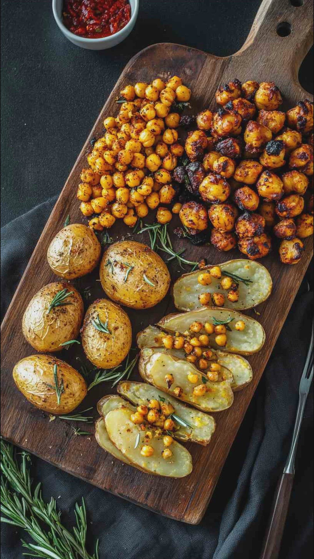 'Video thumbnail for Air Fryer Vegan Baked Potatoes Recipe'