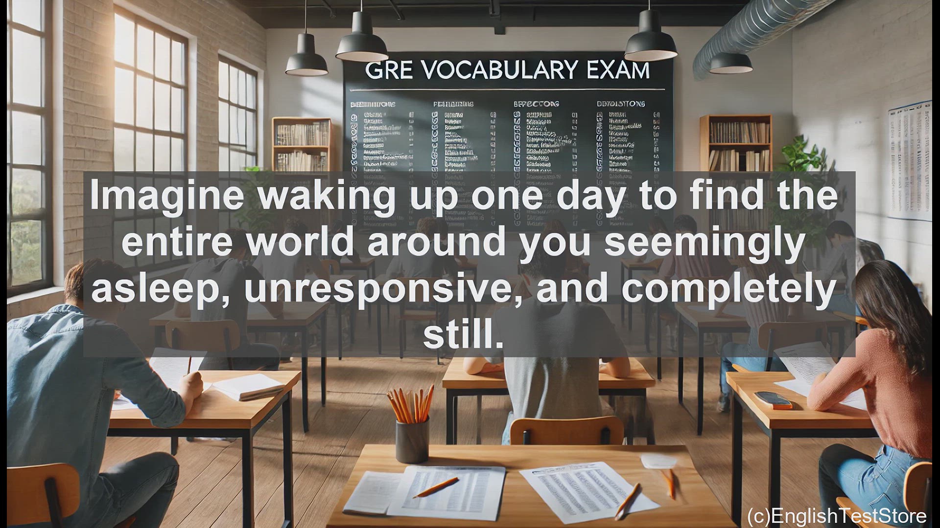'Video thumbnail for GRE Vocabulary Lesson: Exploring the Meaning of Comatose - From Deep Unconsciousness to Extreme Lethargy'