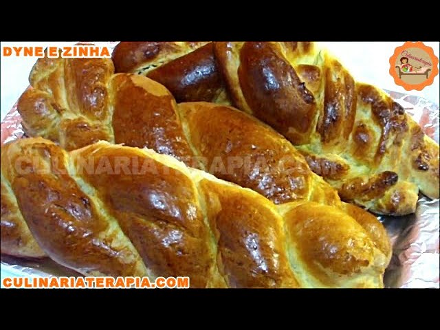 'Video thumbnail for Pão Doce Sovado Trançado Caseiro Fácil - Dyne e Zinha Culinária Terapia'