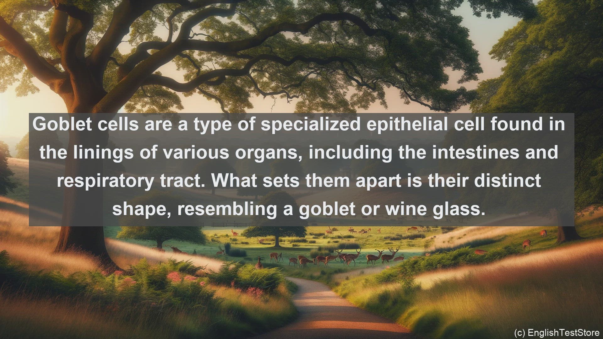 'Video thumbnail for Goblet cell in science  definition and examples'