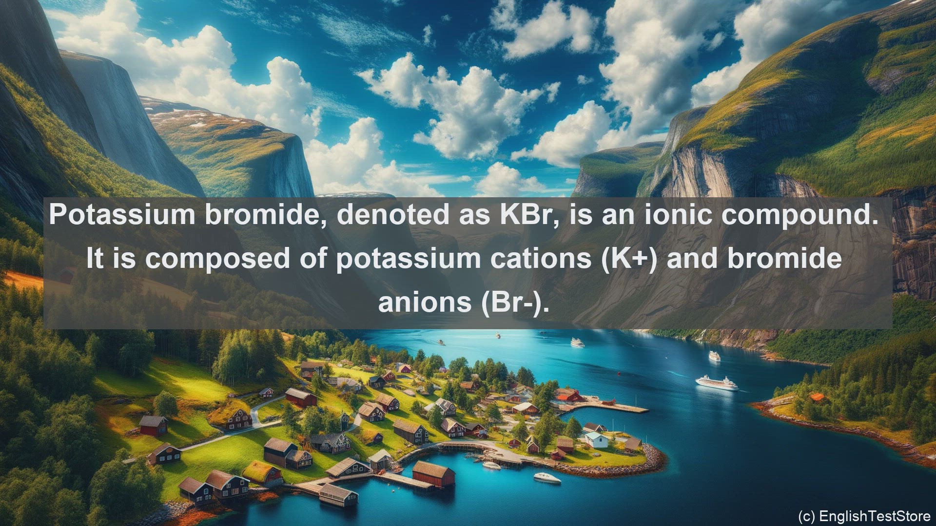 'Video thumbnail for Potassium bromide in science  definition and examples'
