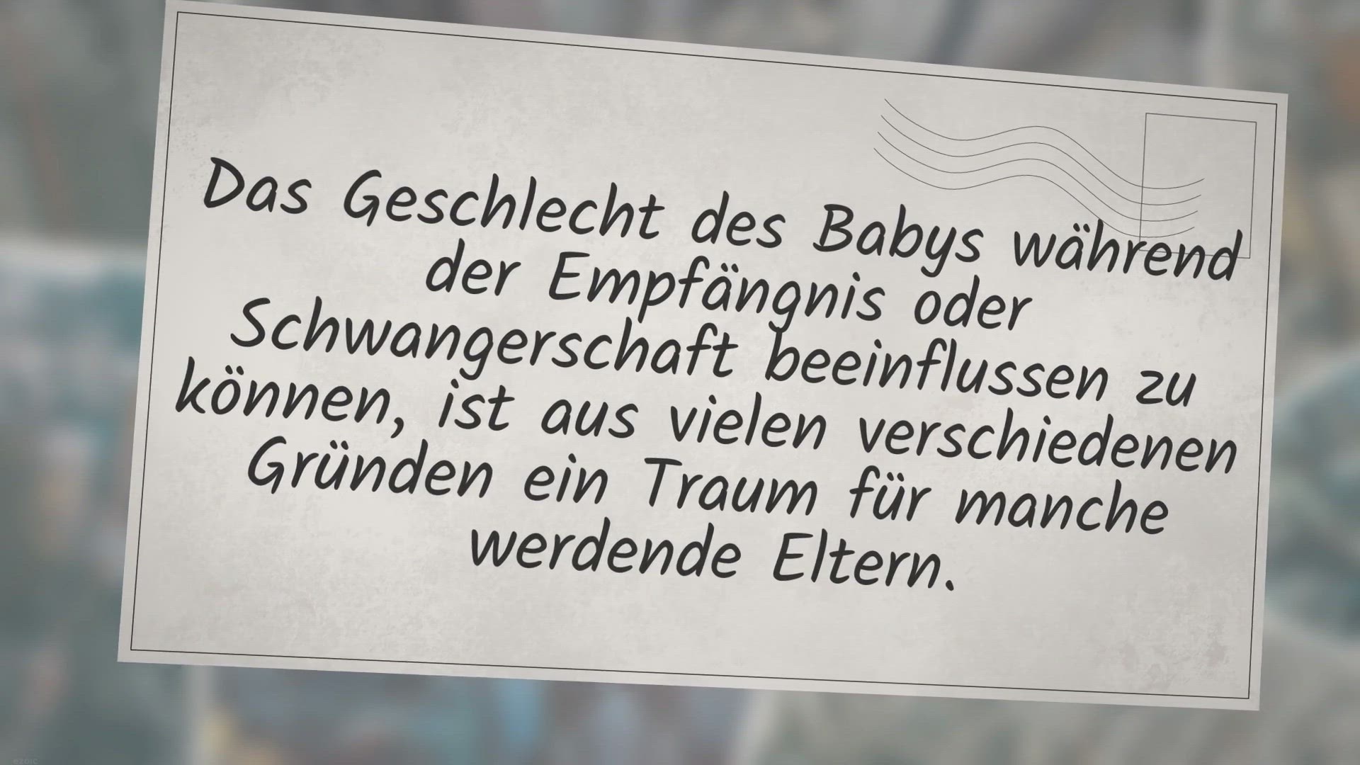 Video thumbnail for Kann man Einfluss darauf haben, ob es ein Junge oder ein Mädchen wird?