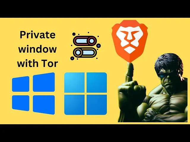 'Video thumbnail for How to Turn On or Off 'Private window with Tor' in Brave Browser on Windows 11 or 10 | GearUpWindows'