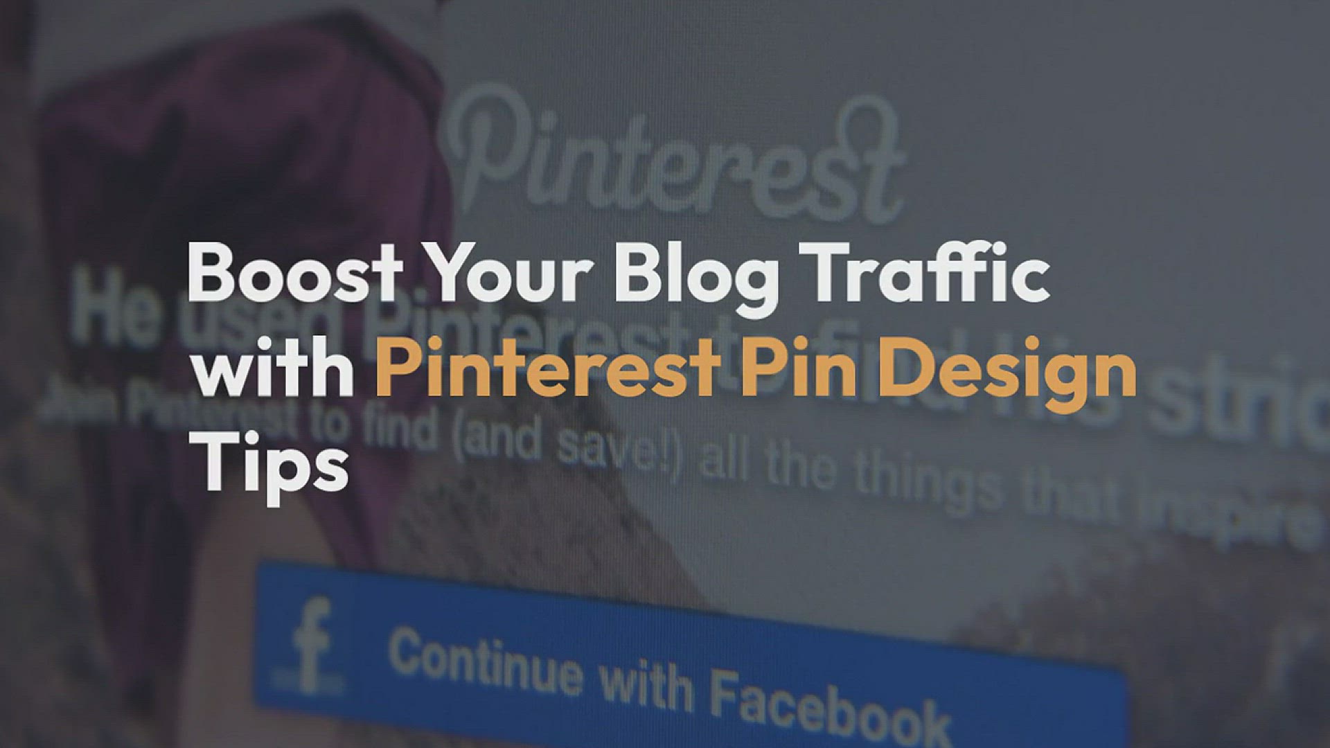 'Video thumbnail for 10 Pinterest Pin Design Tips to Boost Your Blog Traffic'