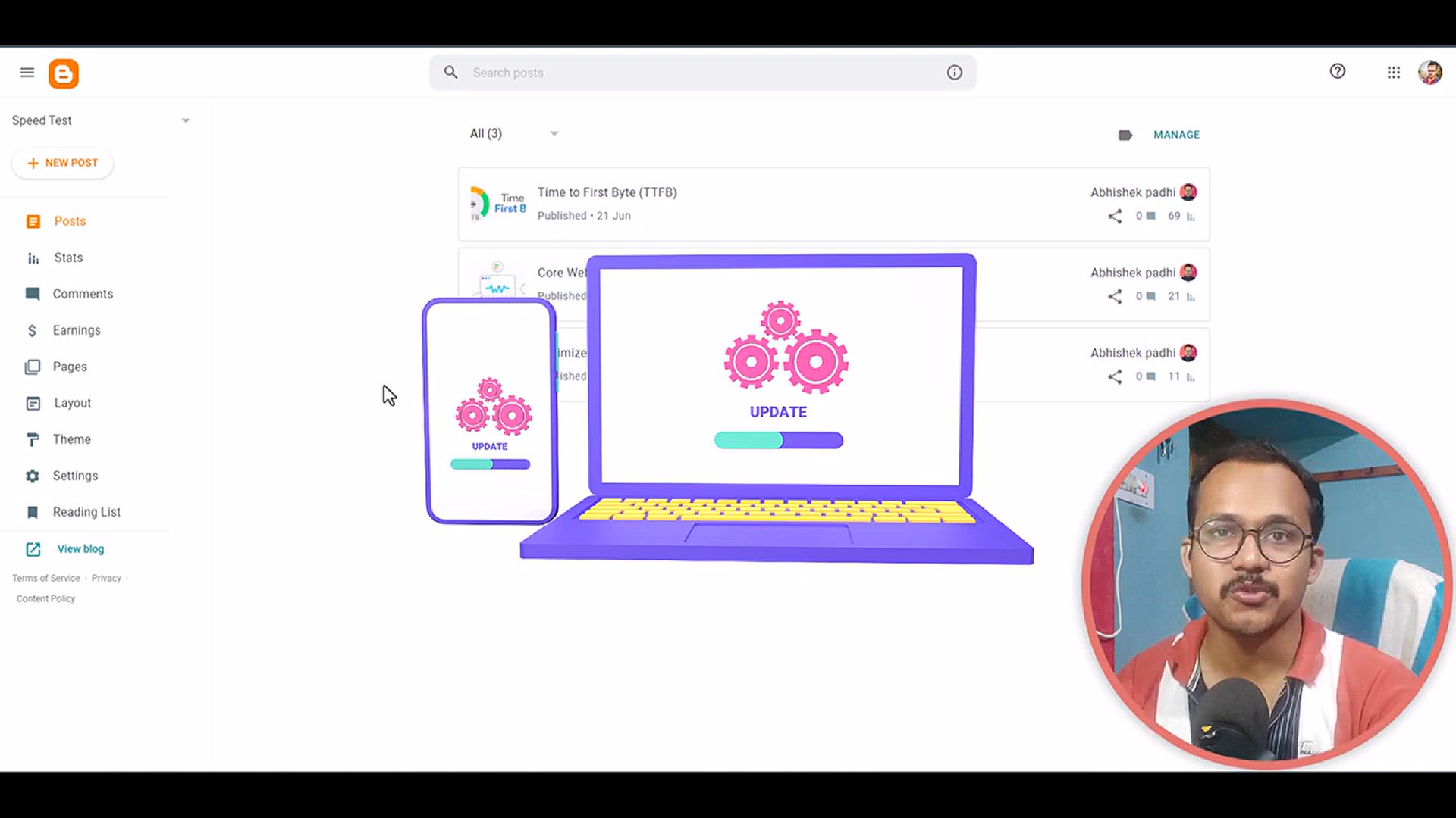 'Video thumbnail for [BREAKING] Blogger just launched 2 New Updates to the platform'