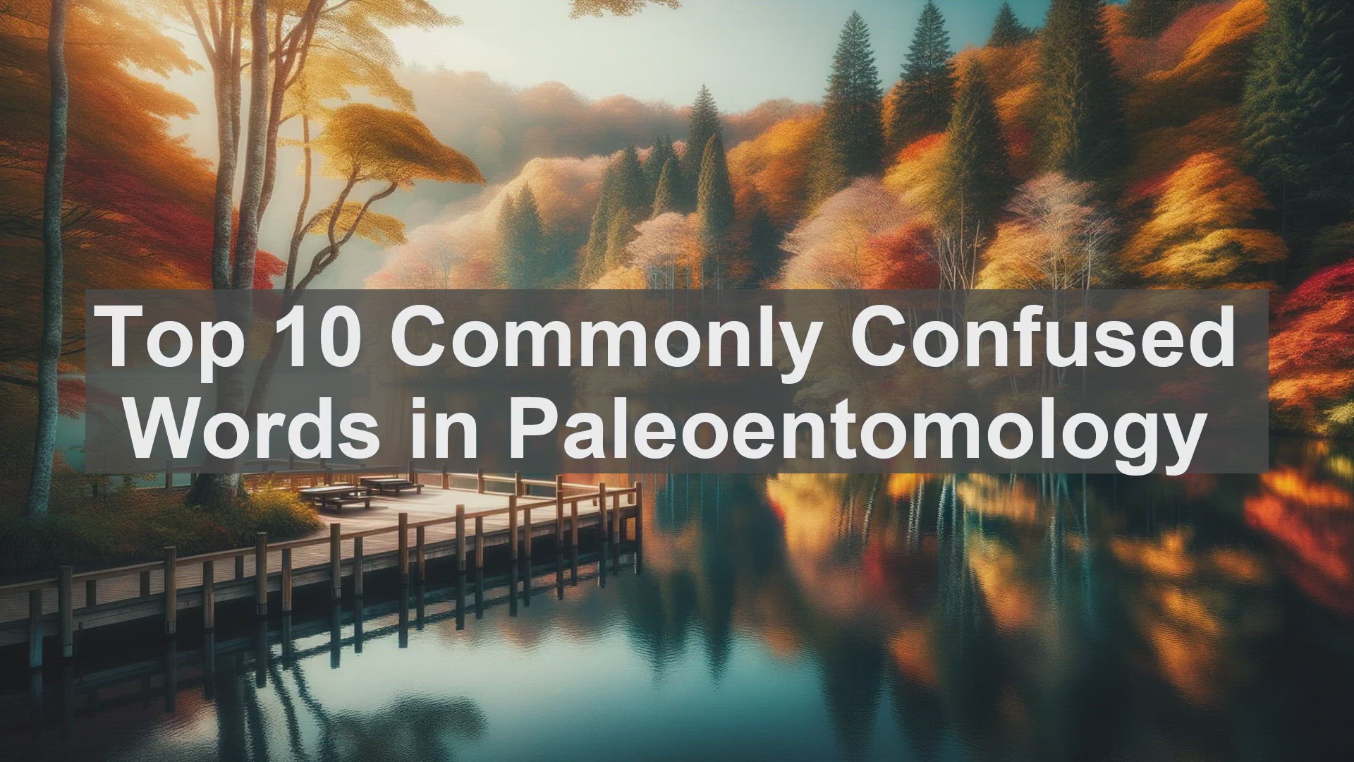 'Video thumbnail for Top 10 Commonly Confused Words in Paleoentomology'