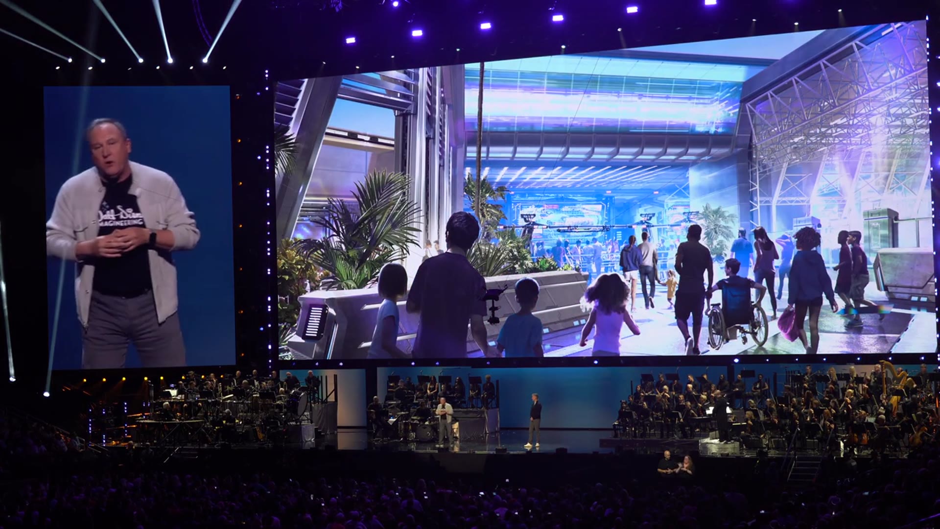 'Video thumbnail for Avengers Infinity Defense Ride Announced for Avengers Campus at D23 2024'