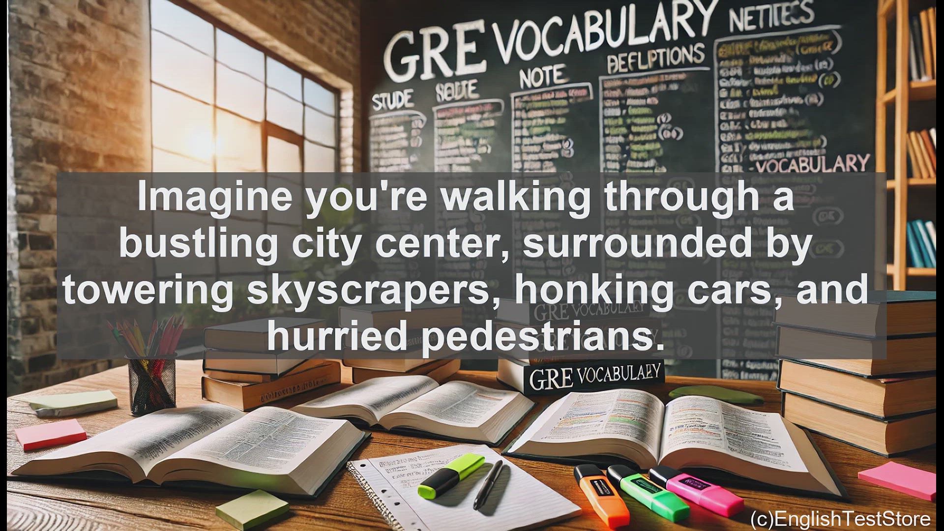 'Video thumbnail for GRE Vocabulary Lesson: Exploring the Versatile Word 'Environ''