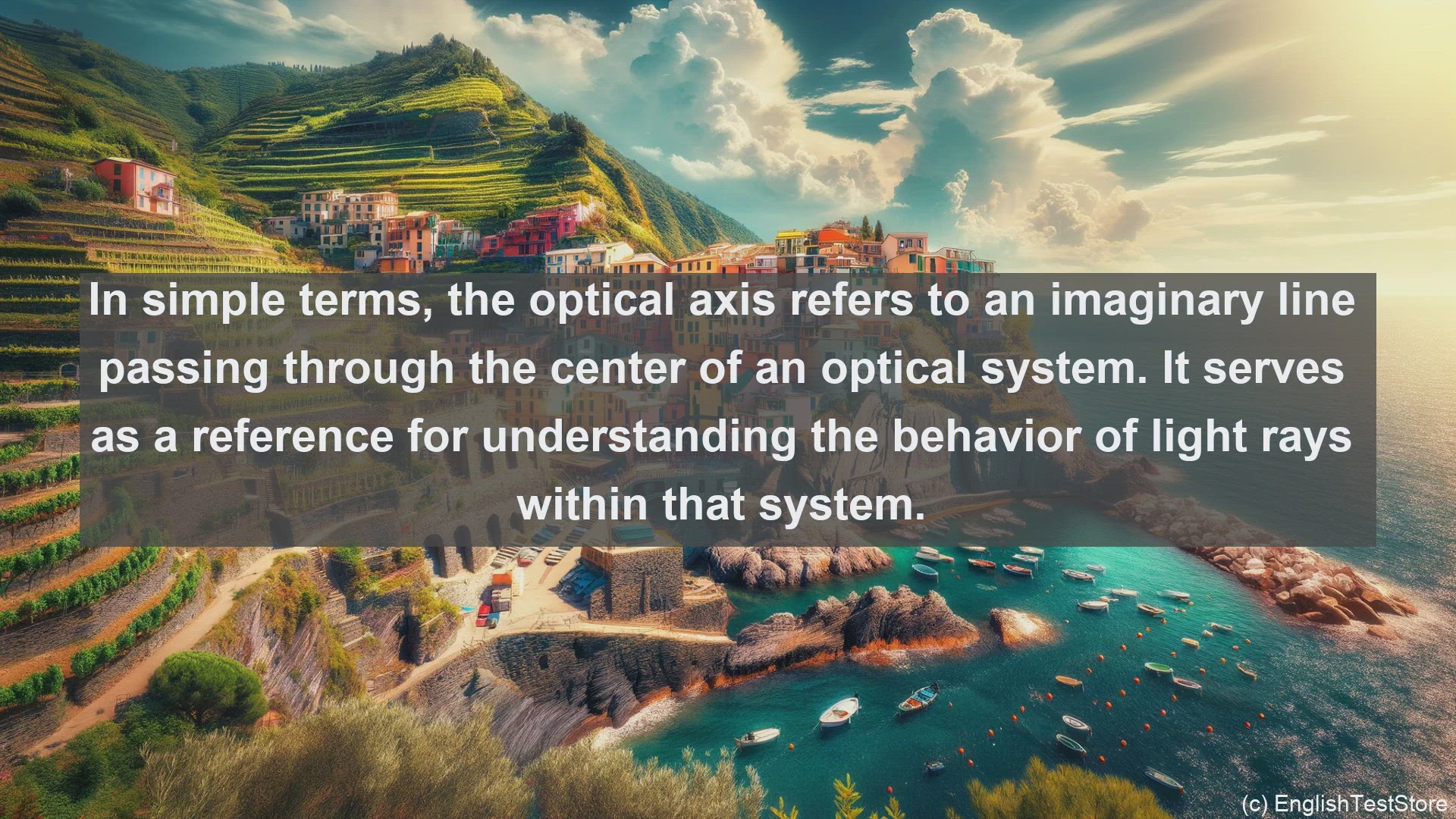 'Video thumbnail for Optical axis in science  definition and examples'