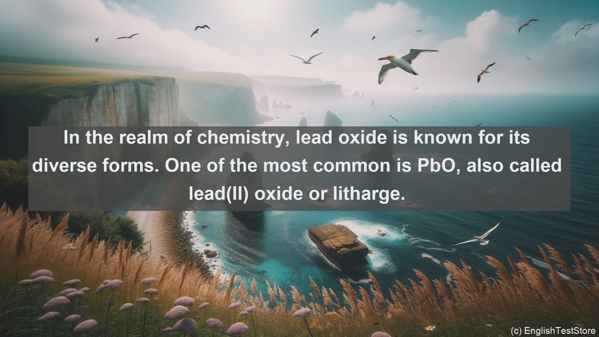 'Video thumbnail for Lead oxide in science  definition and examples'