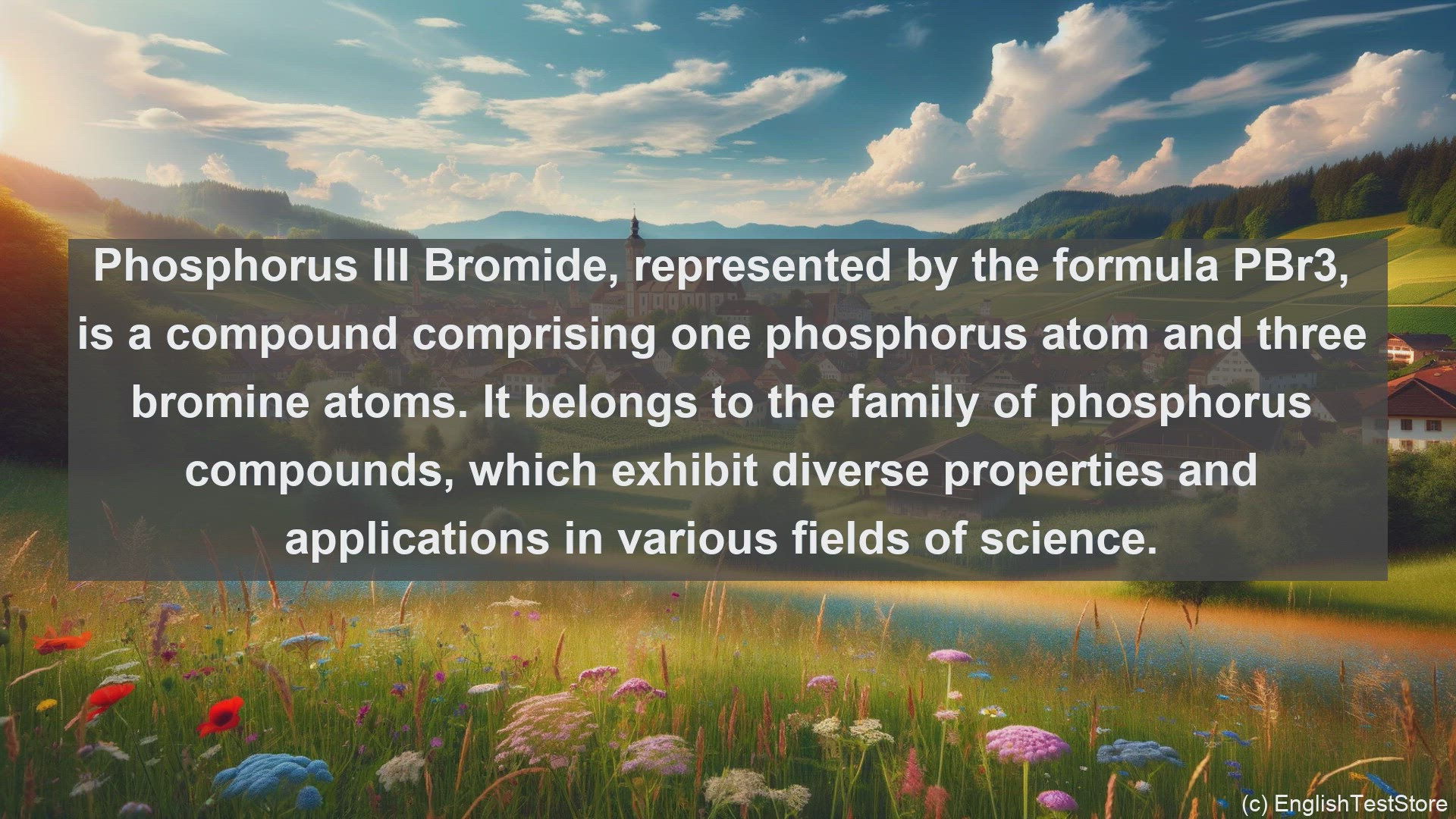 'Video thumbnail for Phosphorus iii bromide in science  definition and examples'