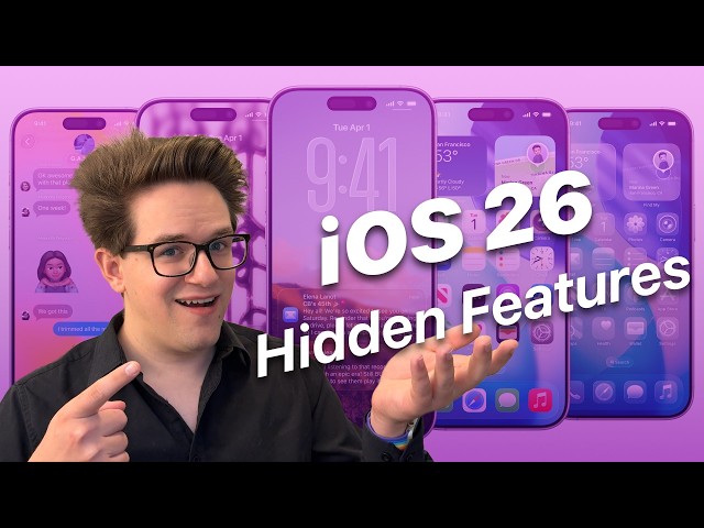 Video thumbnail for Hidden Features in iOS 26