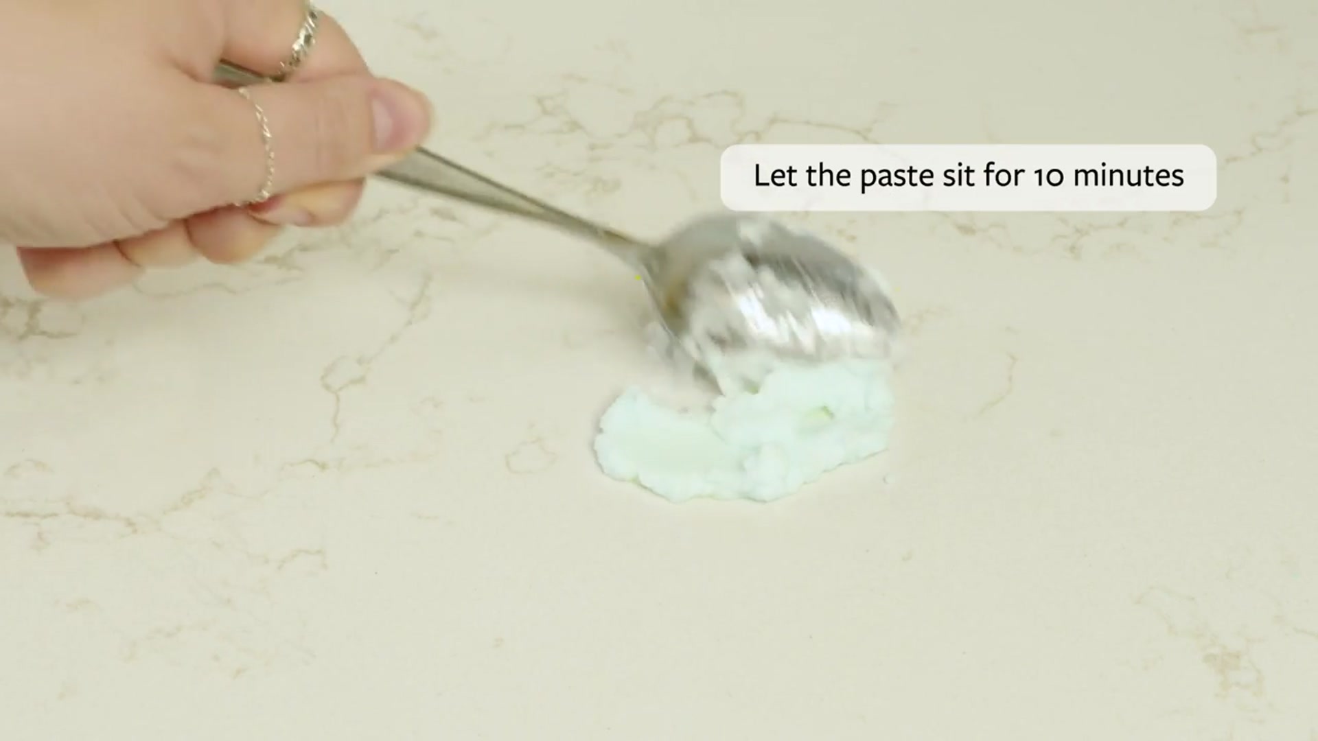'Video thumbnail for How to Remove Food Stains Out of Quartz'