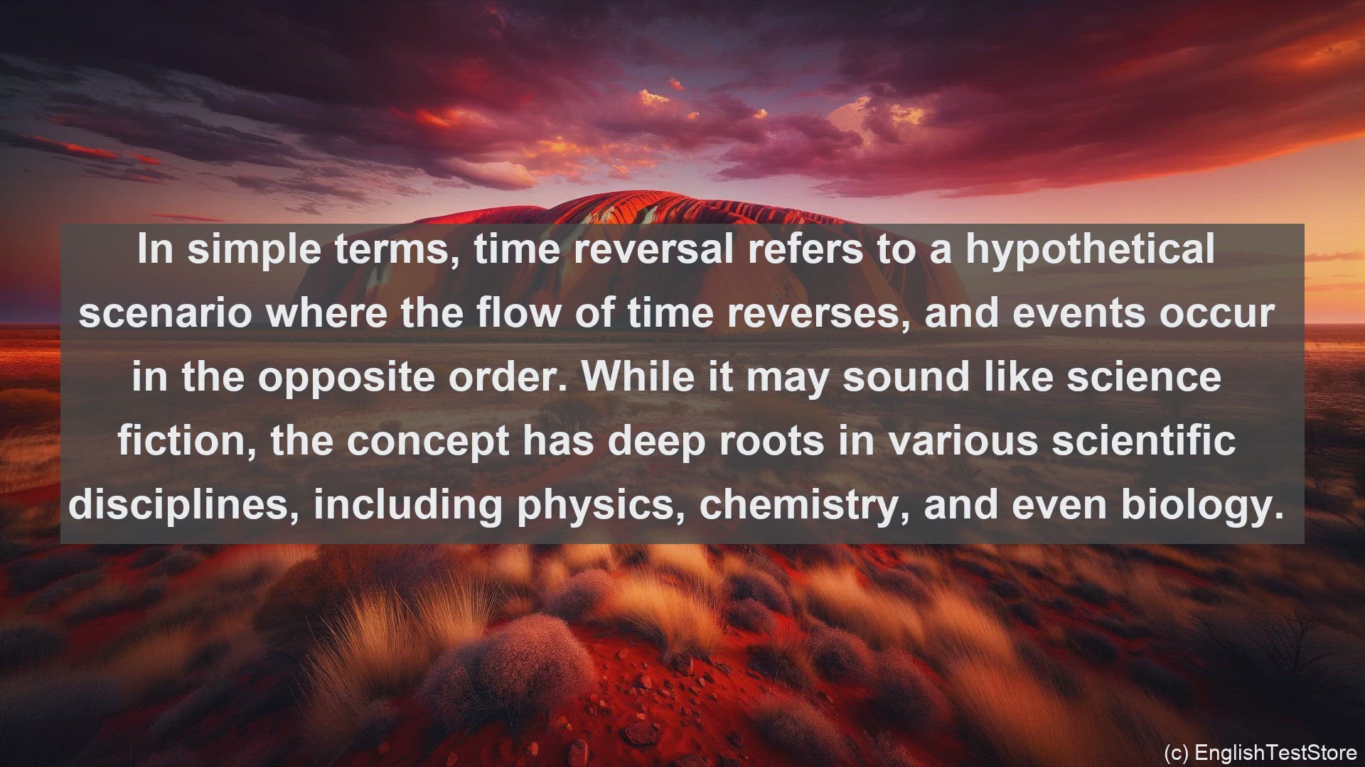 'Video thumbnail for Time reversal in science  definition and examples'