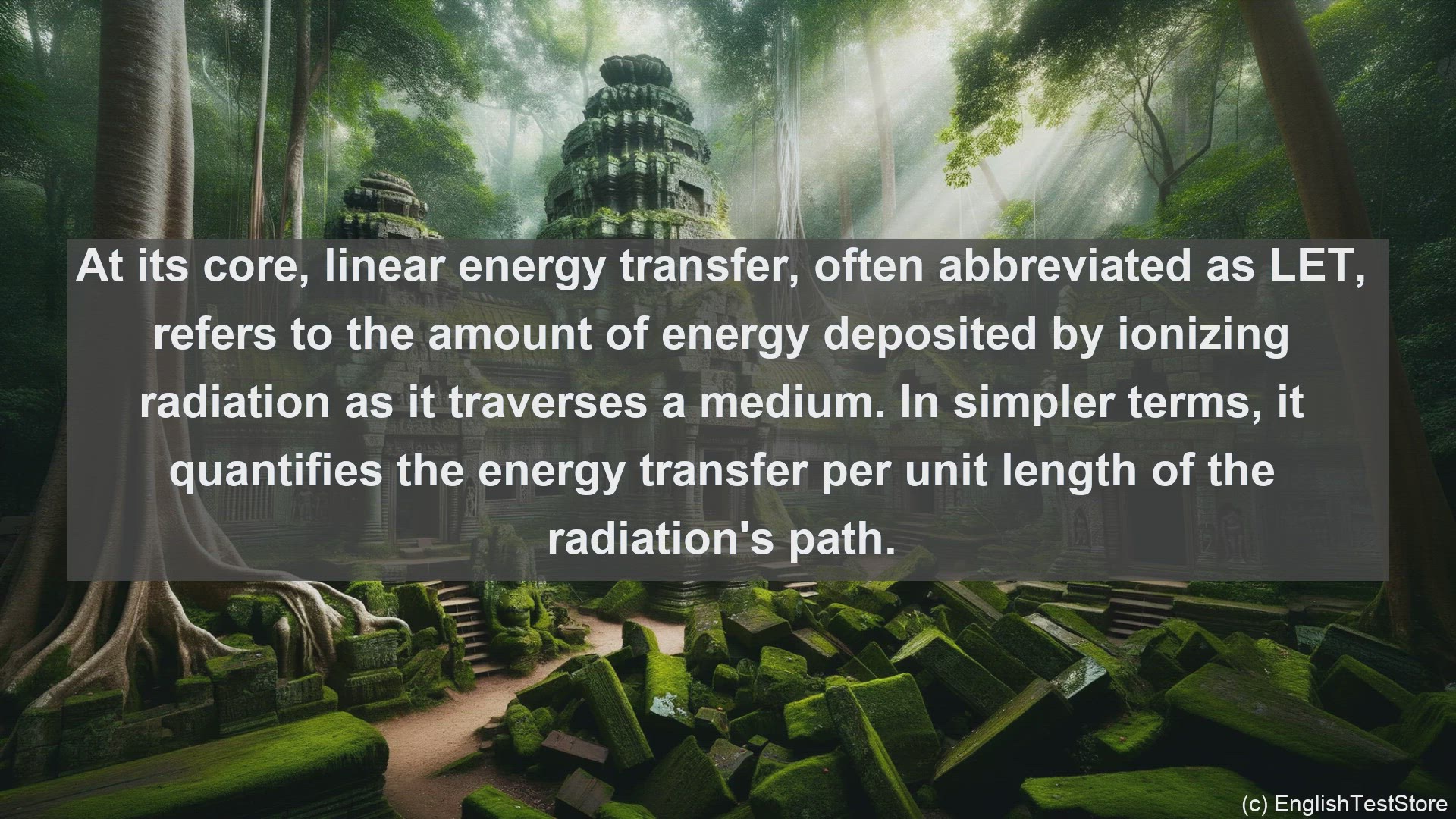 'Video thumbnail for Linear energy transfer in science  definition and examples'