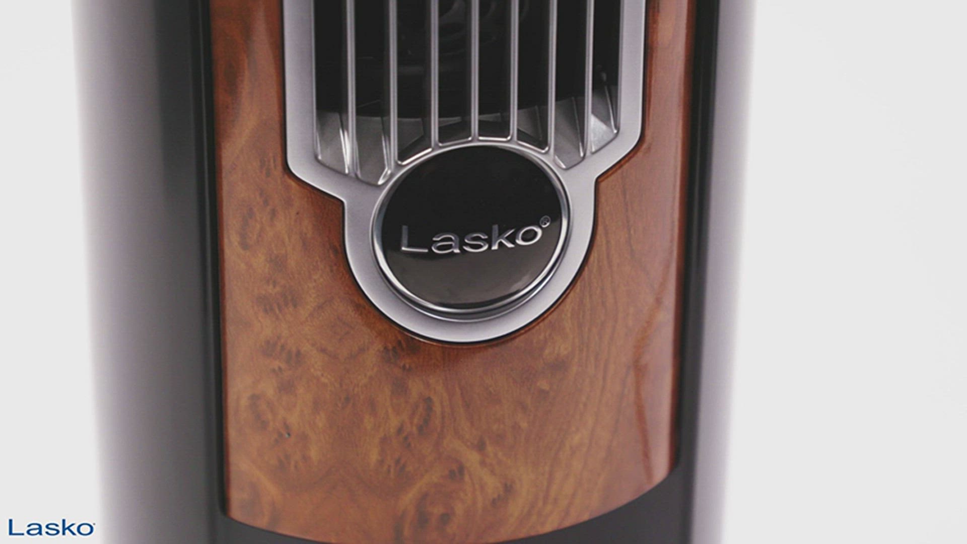 'Video thumbnail for Lasko Oscillating Tower Fan, Remote Control, Ionizer, 3 Speeds'