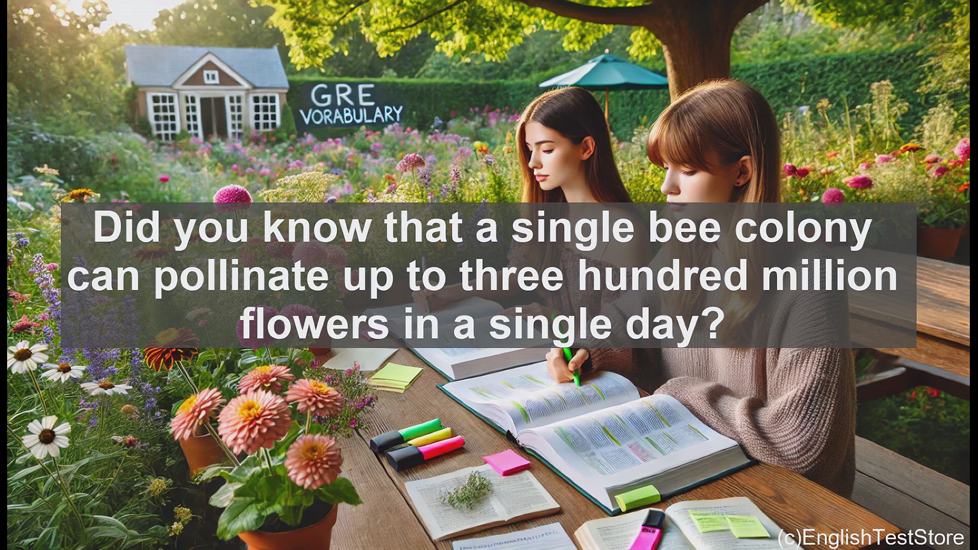 'Video thumbnail for GRE Vocabulary Lesson: The Fascinating World of Apiaries - Where Bees Thrive'