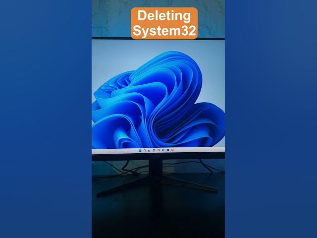 Video thumbnail for Deleting System32 (Don't try with your PC) #shorts
