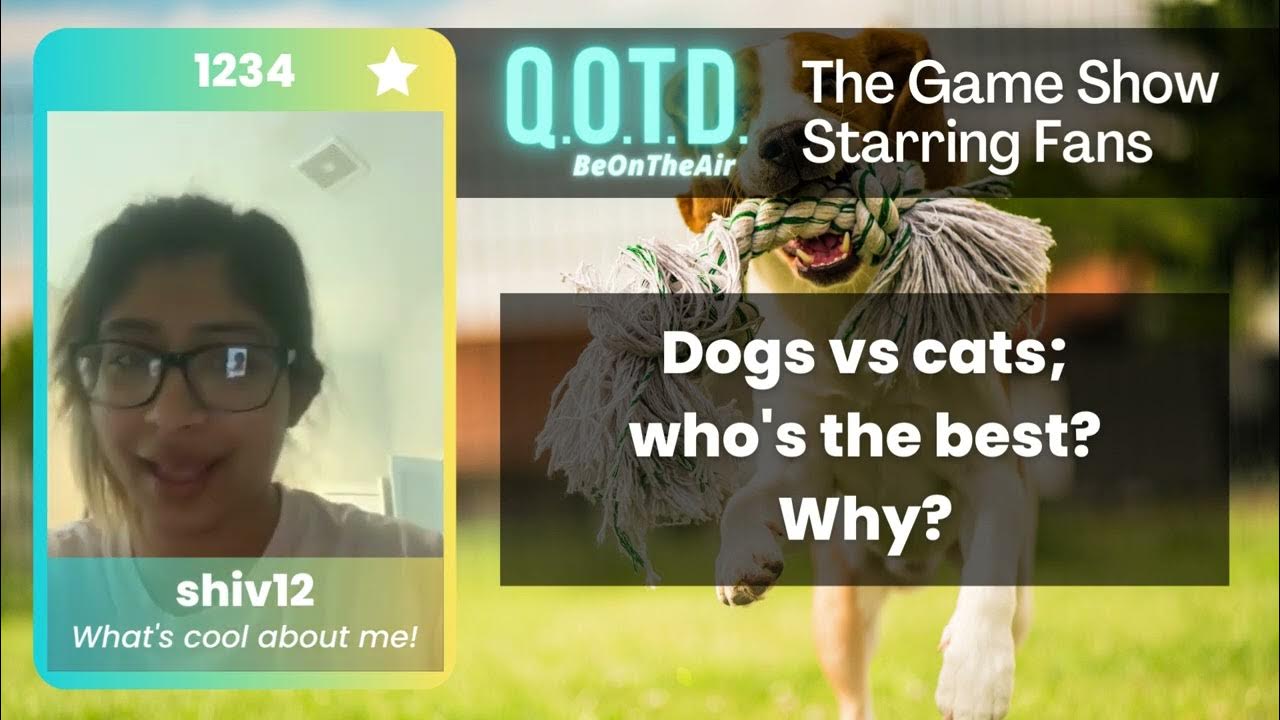 Video thumbnail for Our Favorite Answers: shiv12 loves doing dog activities!