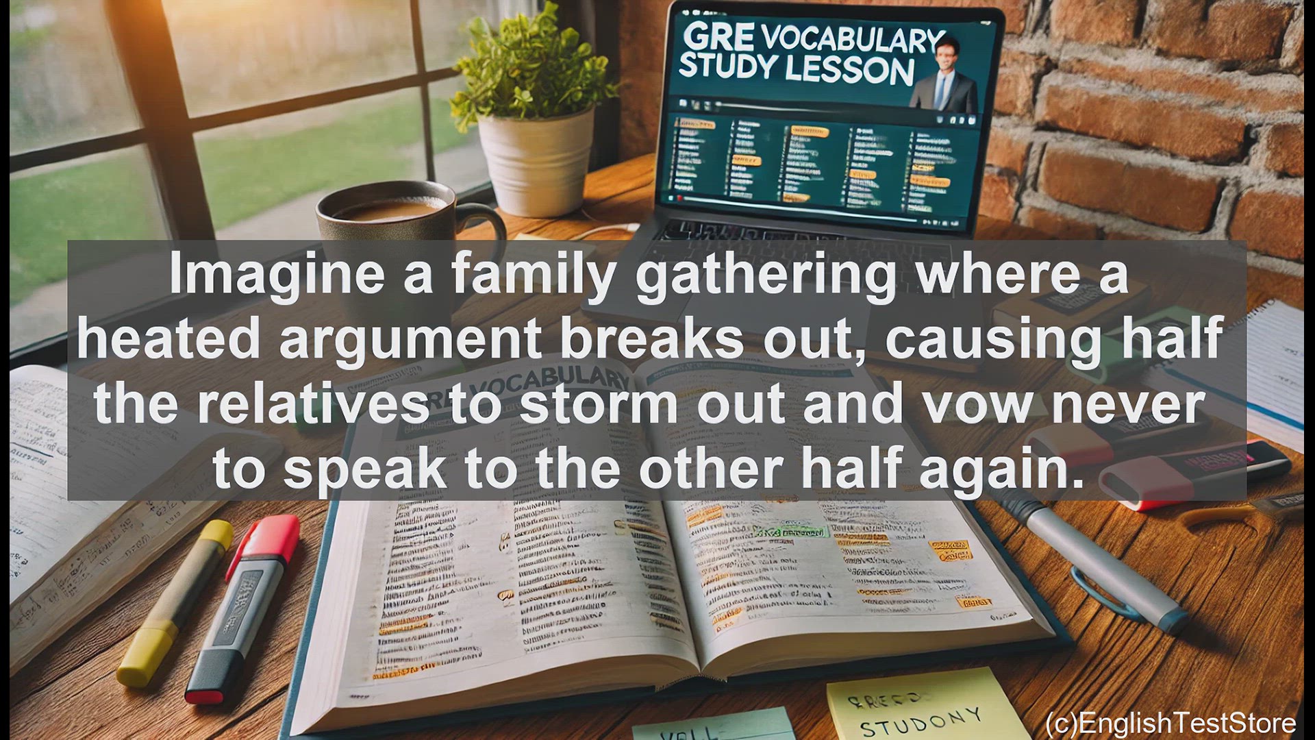 'Video thumbnail for GRE Vocabulary Lesson: Schism - A Divisive Vocabulary Word'