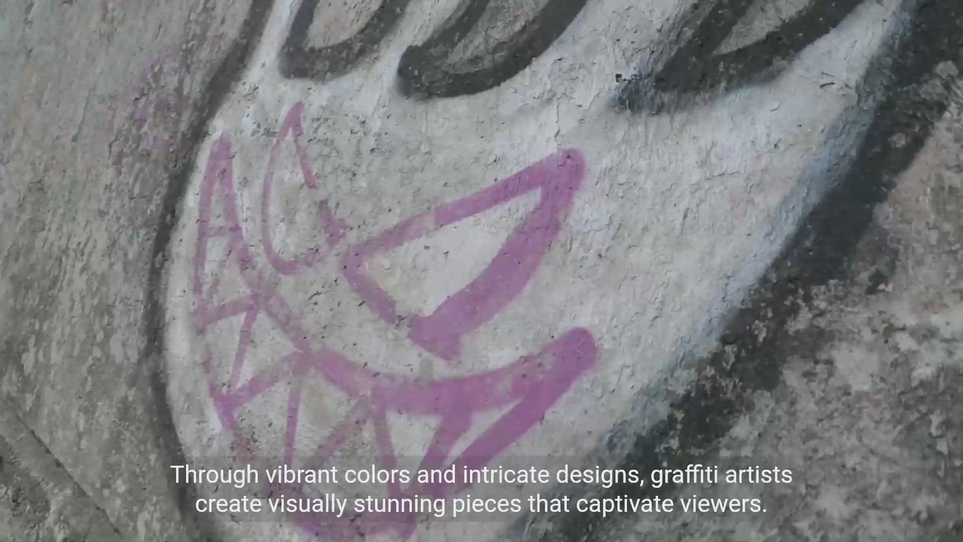 video of: Graffiti: An Artistic and Cultural Journey