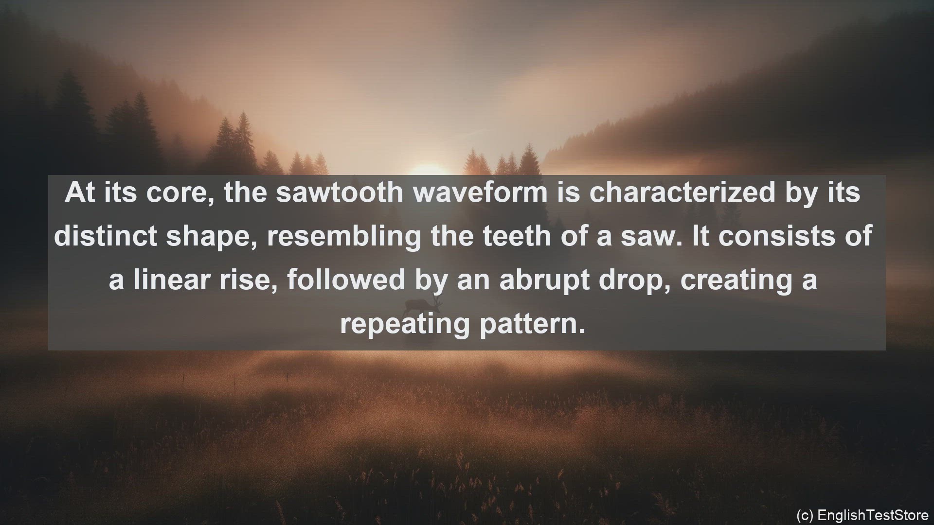 'Video thumbnail for Sawtooth waveform in science  definition and examples'