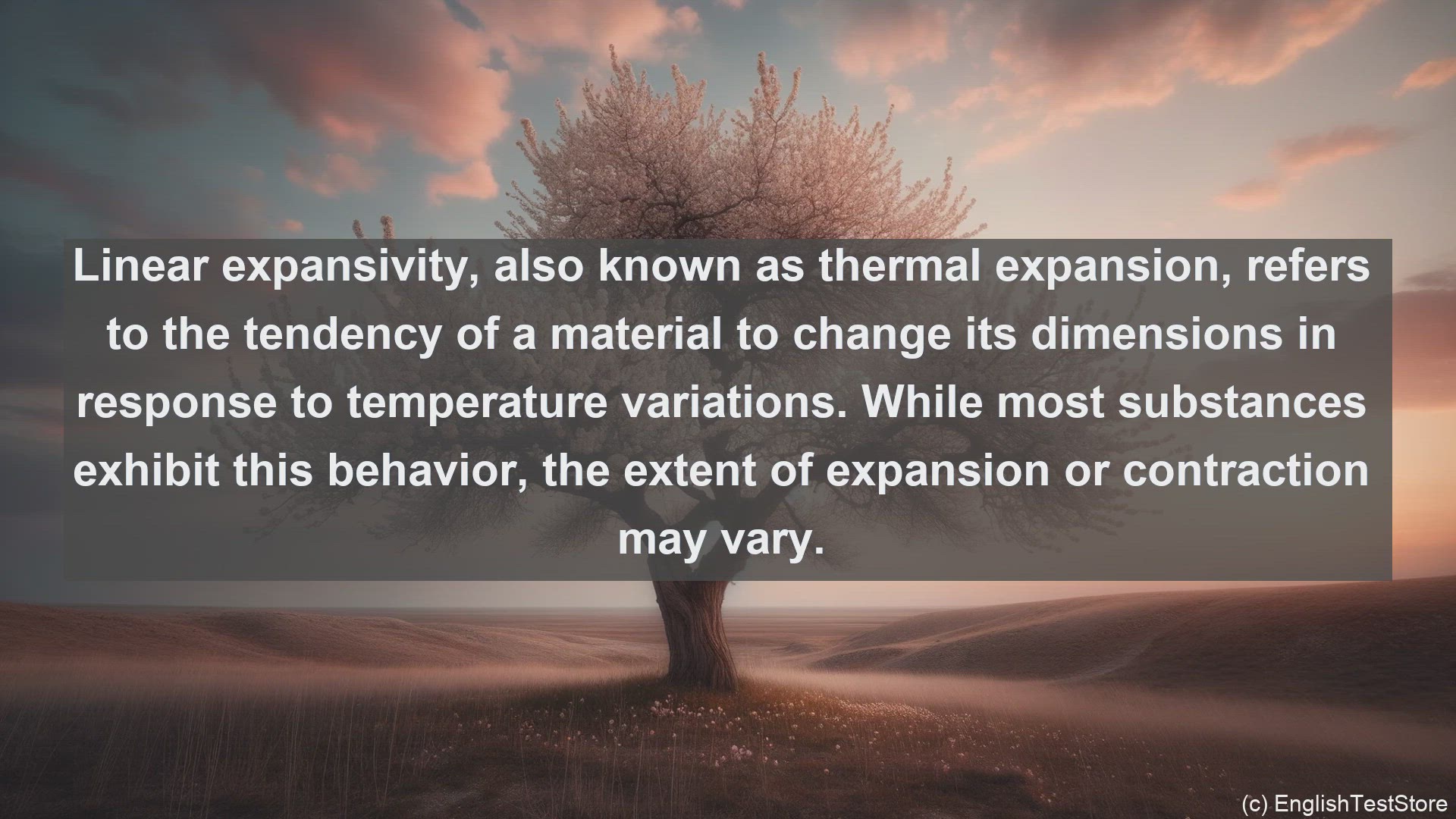 'Video thumbnail for Linear expansivity in science  definition and examples'