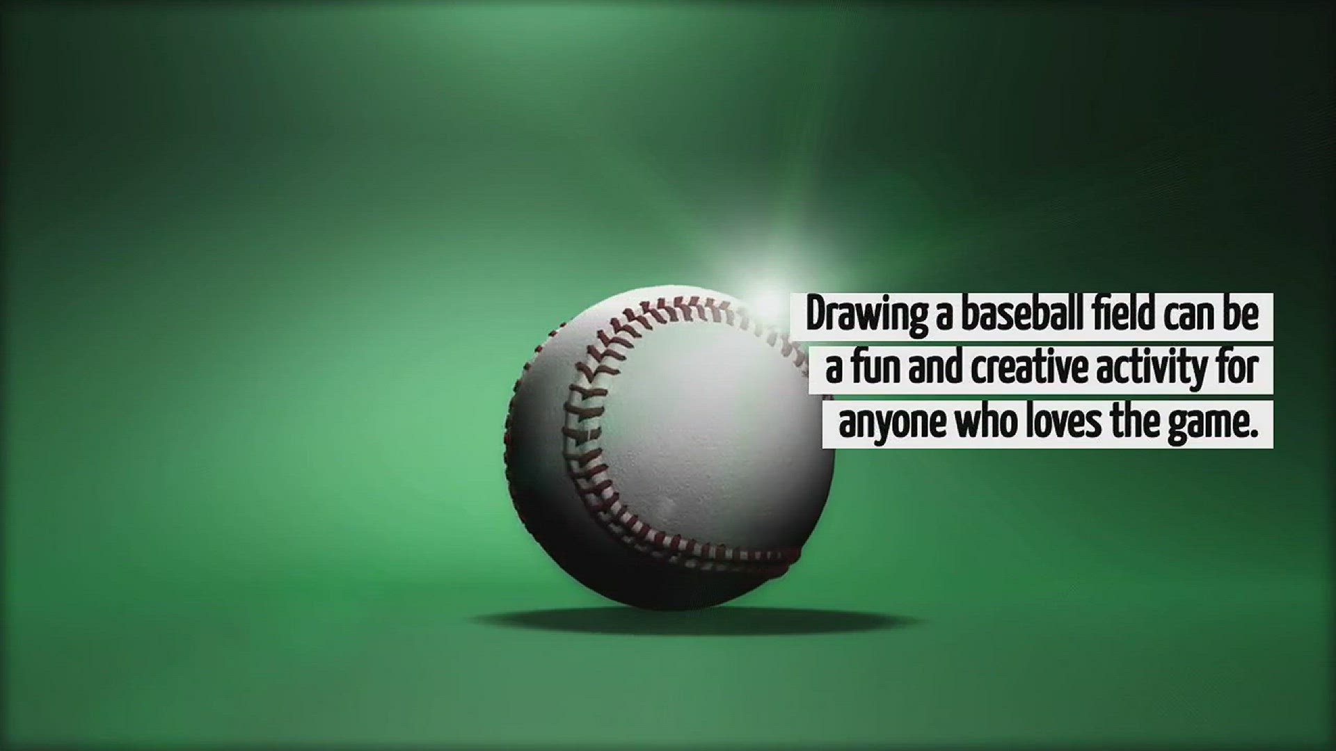 'Video thumbnail for How To Draw A Baseball Field'