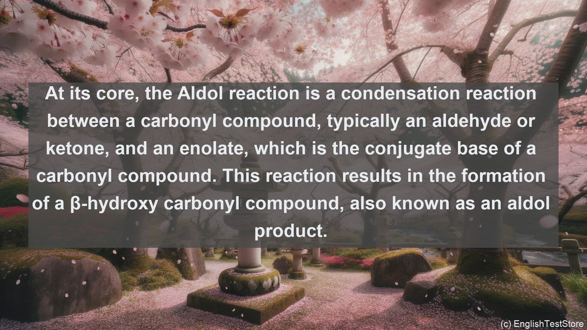 'Video thumbnail for Aldol reaction in science  definition and examples'