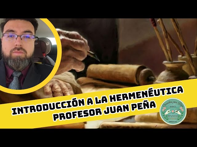 Video thumbnail for Taller Introducción a la Hermenéutica 👨🏫 Con el profesor Juan Peña