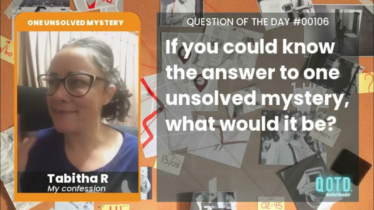 Video thumbnail for Tabitha needs to know if aliens exist!