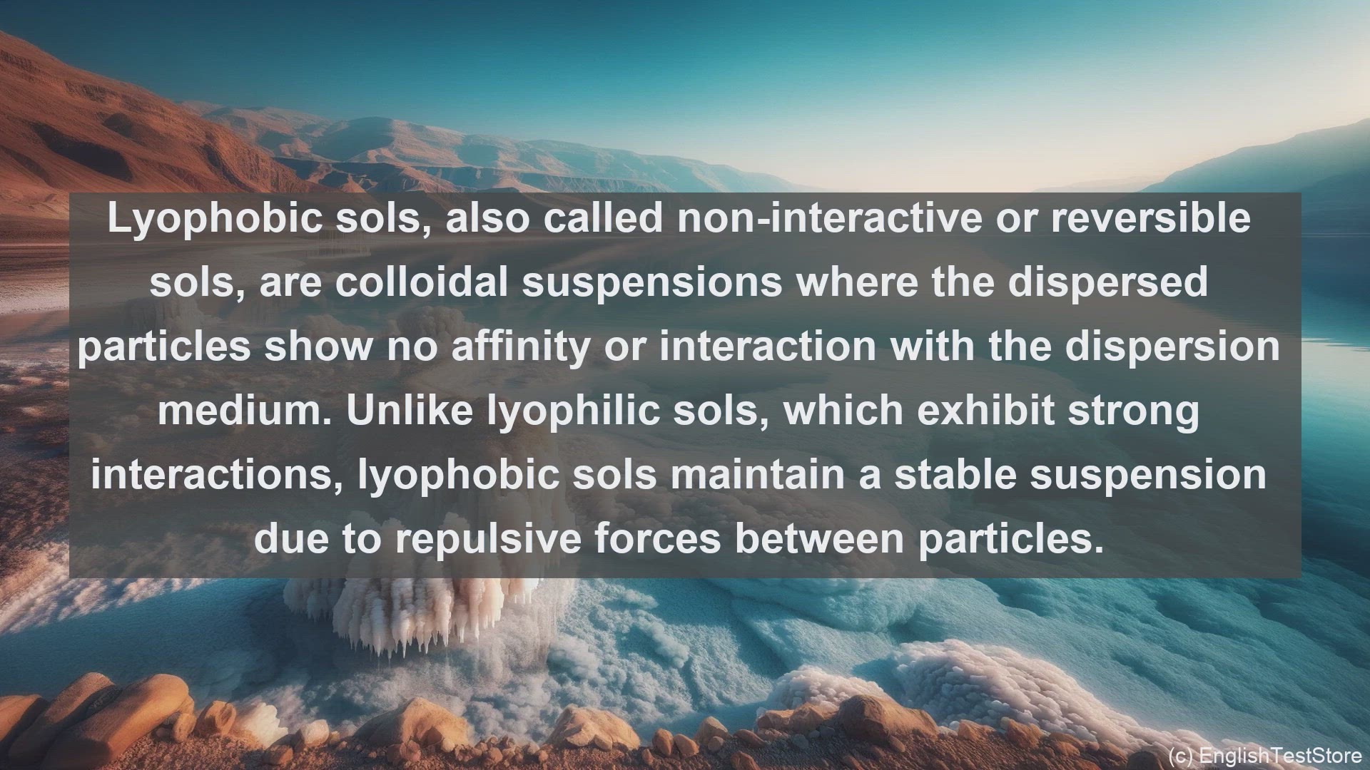 'Video thumbnail for Lyophobic sols in science  definition and examples'