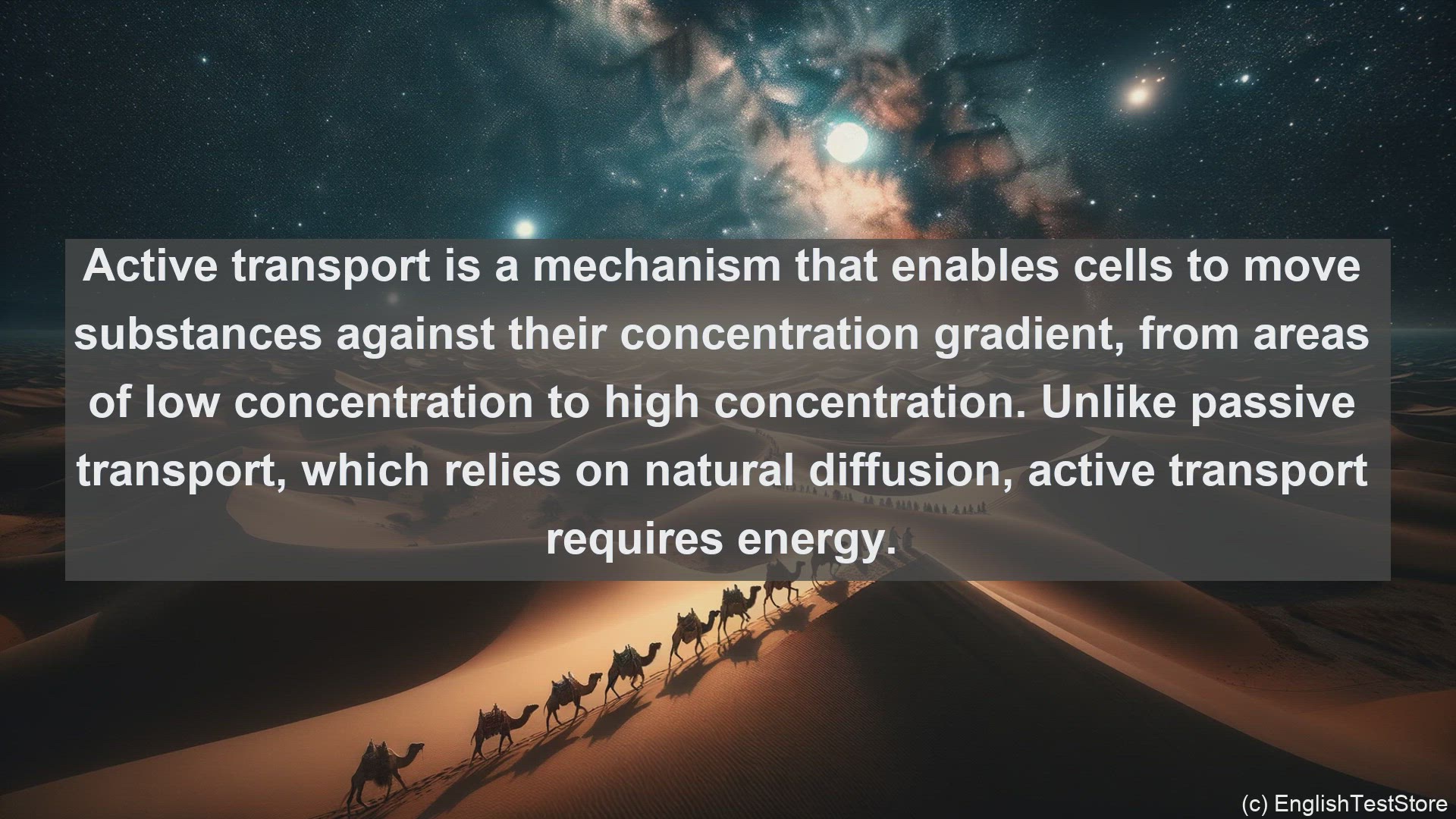 'Video thumbnail for Active transport in science  definition and examples'