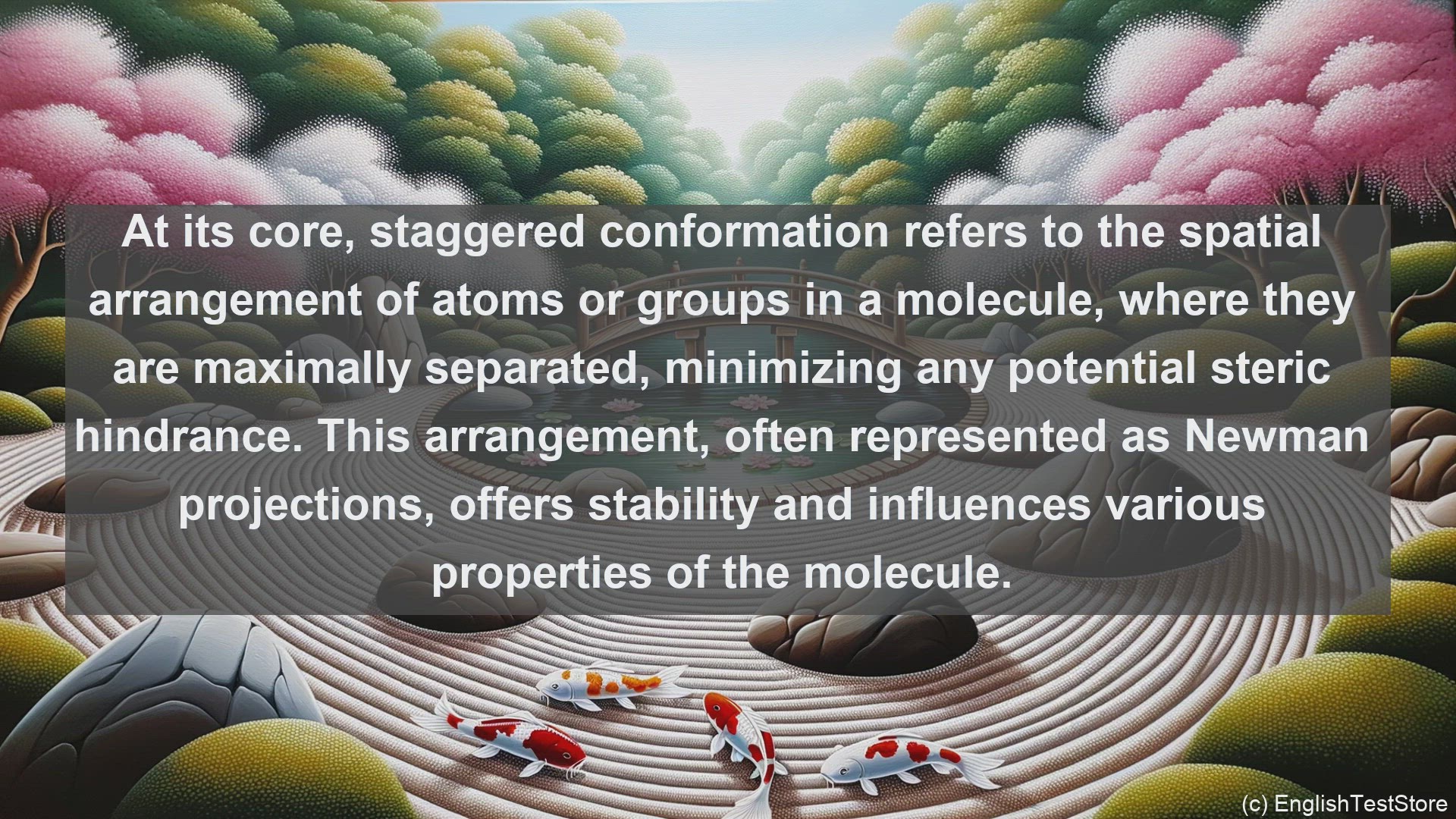 'Video thumbnail for Staggered conformation in science  definition and examples'