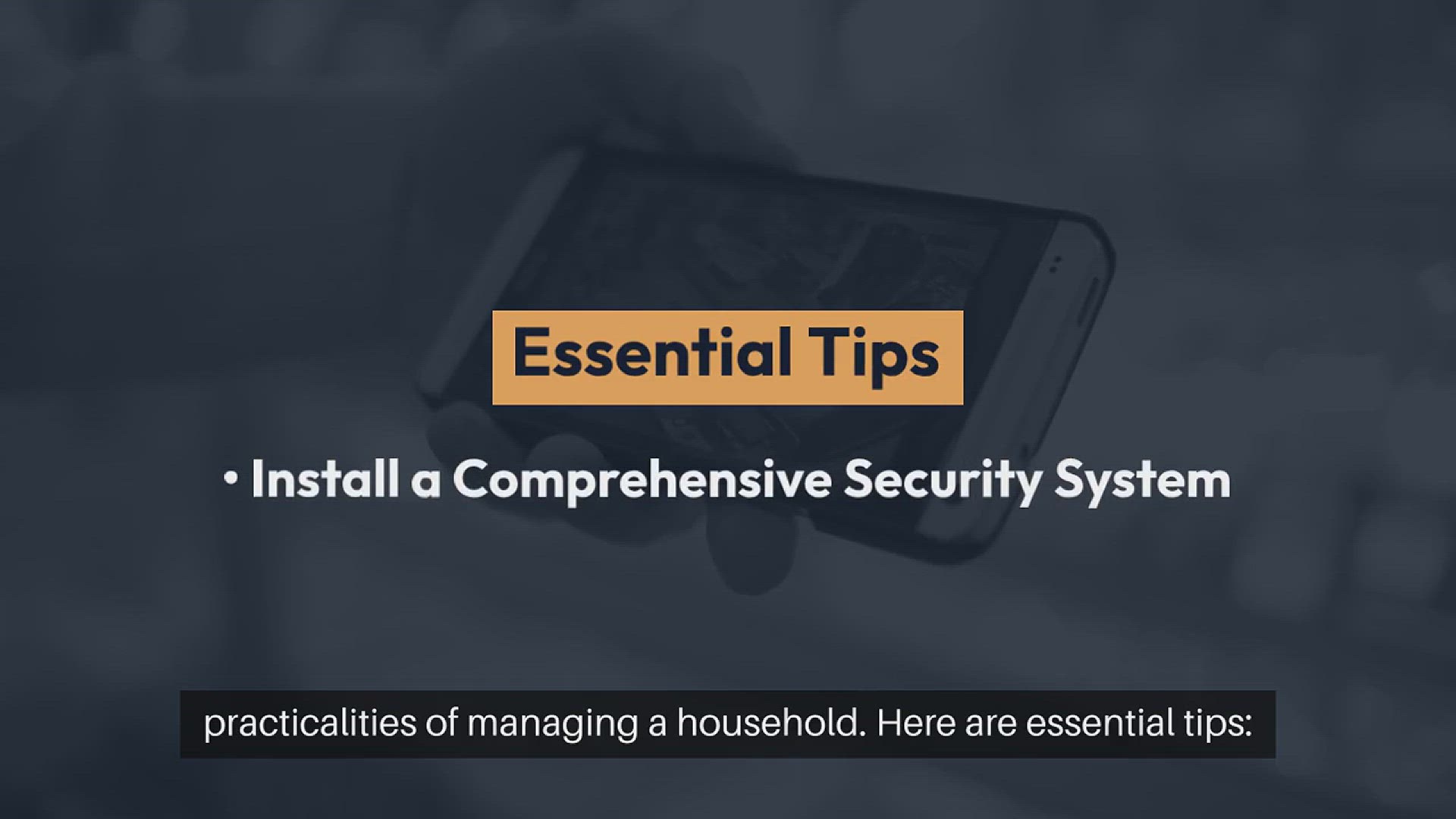 Video thumbnail for Home Security Tips For Single Parents