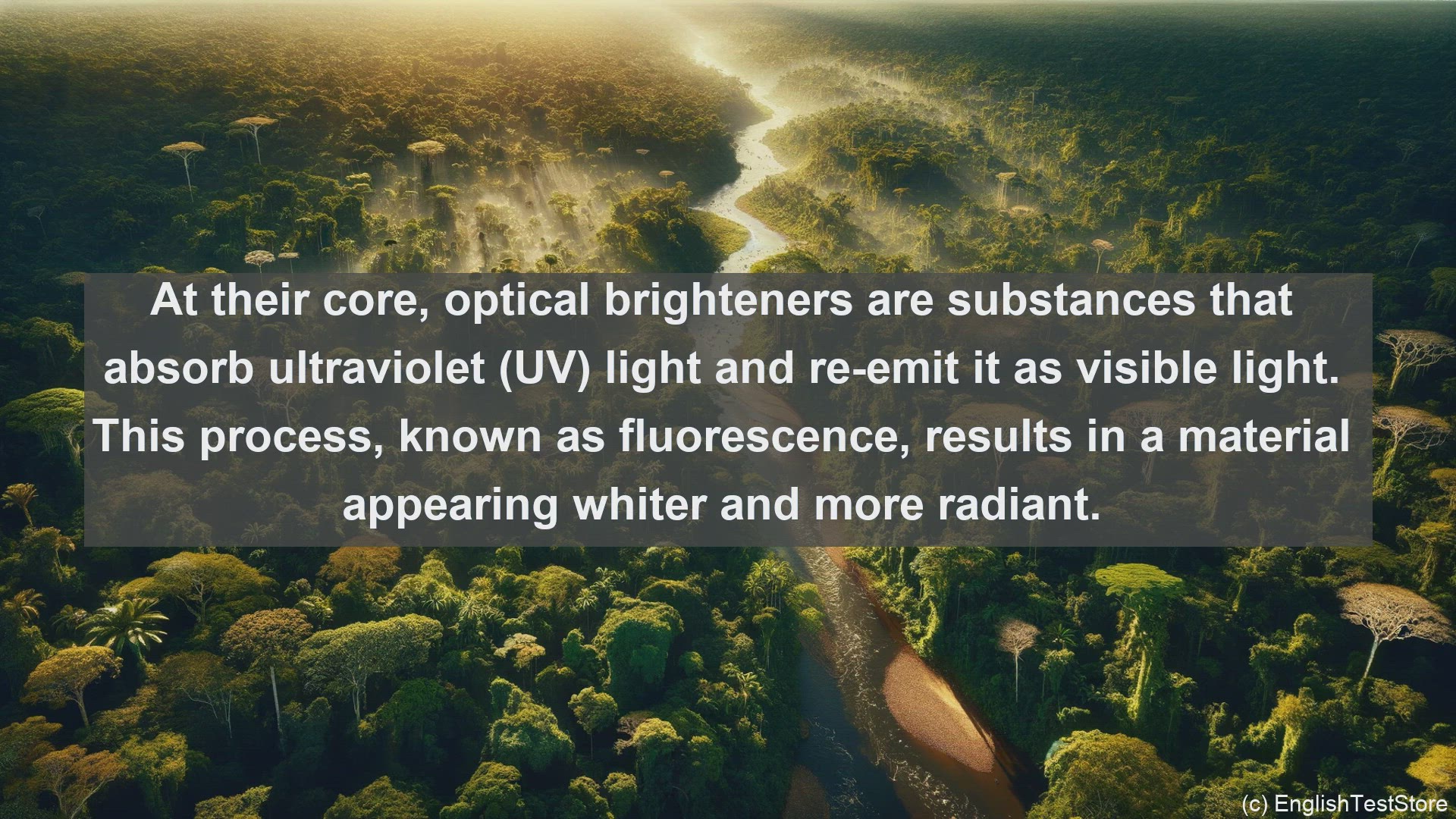 'Video thumbnail for Optical brightener in science  definition and examples'