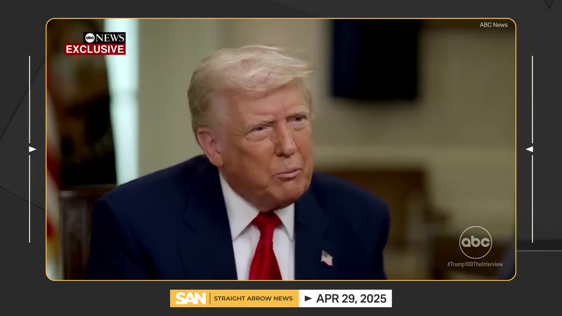 'Video thumbnail for ABC News ousts reporter who called Trump a ‘world class hater’ in X post'