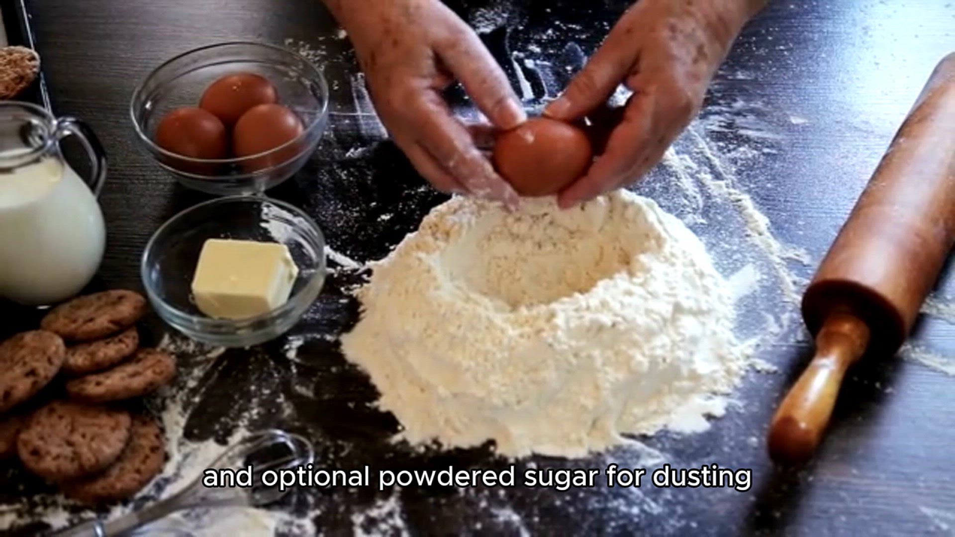 Video thumbnail for Croissant with jam recipe