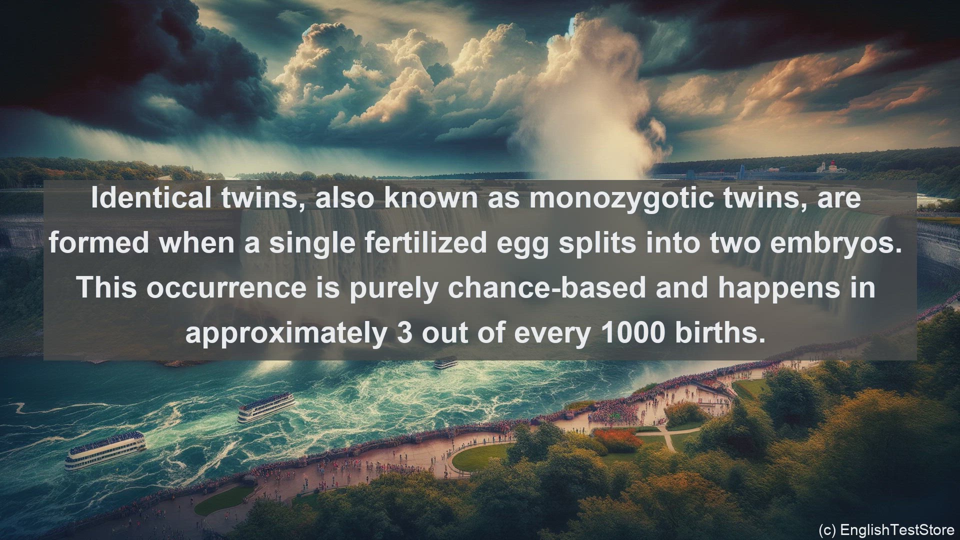 'Video thumbnail for Identical twins in science  definition and examples'