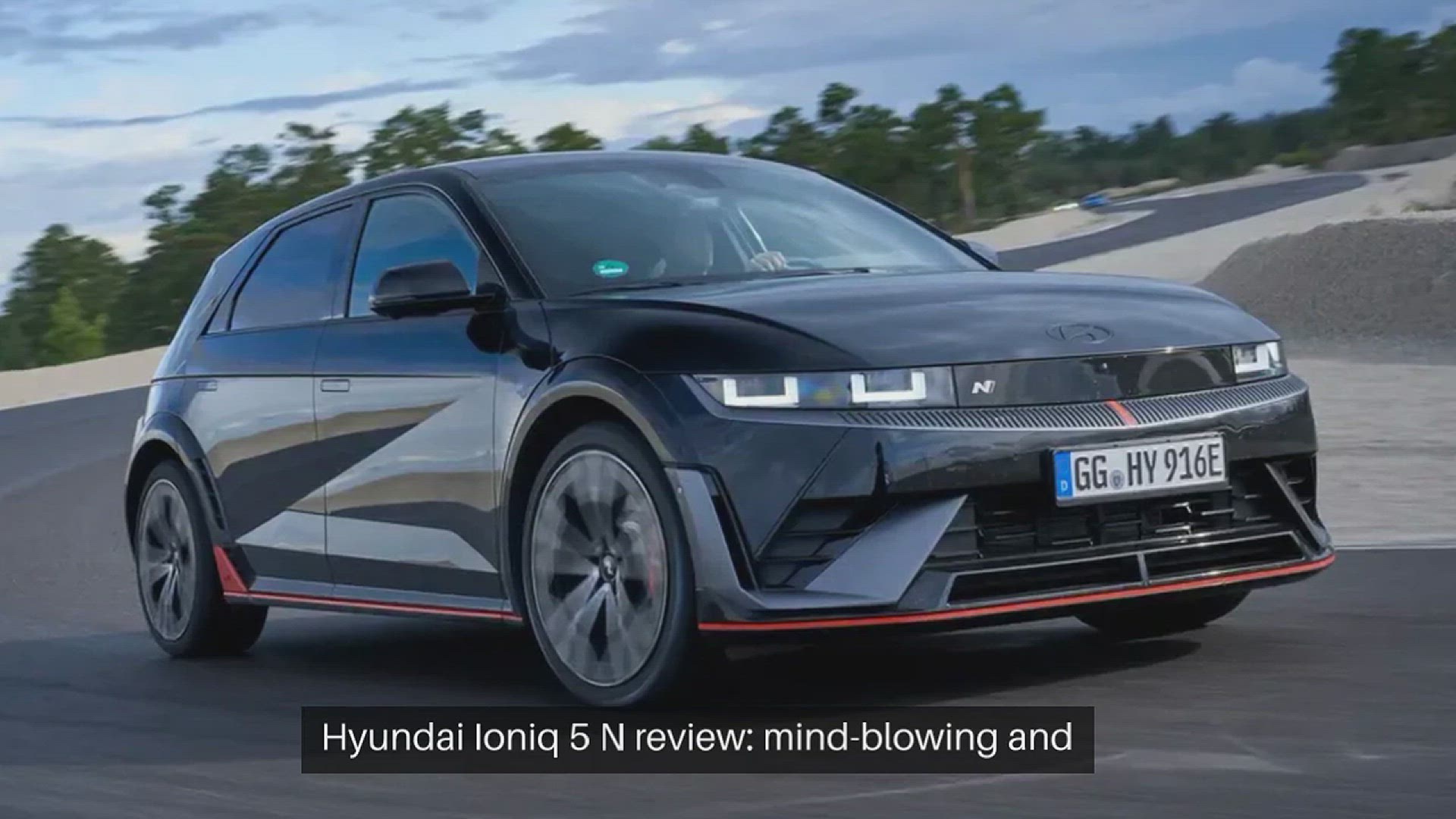 'Video thumbnail for Hyundai Ioniq 5 N review: mind-blowing and heartening in equal measure'